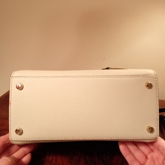 EUC Kate Spade Cameron Street Mini Candace Satchel/Crossbody In Black And Cream - Picture 5 of 9